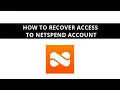 How to recover access to Netspend account
