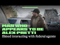 Lagu Man who appears to be Alex Pretti filmed interacting with federal agents