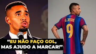 POR QUE CAR4LH*S O BARCELONA CONTRATOU O GABRIEL JESUS?