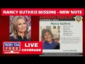 Lagu New Note About Nancy Guthrie Received - LIVE Breaking News (Savannah Guthrie’s Mother Missing)