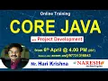 Core Java Online Training Day-1 by Mr Hari Krishna