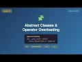 Abstract Classes Operator Overloading ABC Dunder Methods - Python Tutorial for Beginners