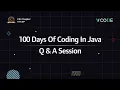 Q A Session 100Days of Coding in Java V-CODE CSI VIT-AP