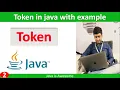 Tokens in java Java is Awesome