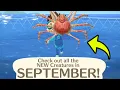 NEW IN SEPTEMBER Bugs Fish Sea Creatures You Need To Catch In ACNH 2021 GUIDE