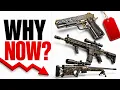 THE RICH ARE DUMPING THEIR CUSTOM GUNS ASAP - HERE S WHY
