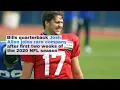Watch now Josh Allen makes NFL history with 400-yard passing day