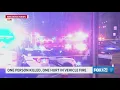 One person killed another injured in west Toledo collision and apparent vehicle fire