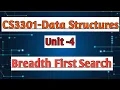 Breadth First Search BFS in data structures tamil CS3301 Anna university reg-2021