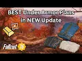 The BEST Under Armor Plans in Fallout 76