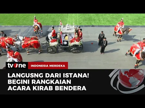 Bendera Pusaka Tiba di Istana Merdeka