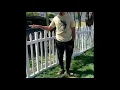 No Dig Vinyl Fence