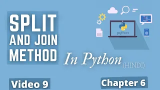 Split and Join Method in Python Training in Hindi Python Tutorial for Beginners