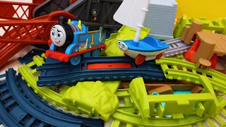 Satisfying Building Tracks Train ASMR Thomas & Ship Transport