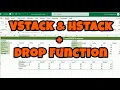 Mastering Excel Formulas VStack HStack and DROP Functions for Data Manipulation