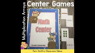 Multiplication Arrays Center Games