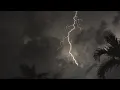 Download Lagu Tropical Thunderstorm \u0026 Rain Sounds For Sleeping, Relaxing ~ Rumbling Storm Equatorial Ambience