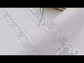 Lagu Super Easy Jants Neck Kurta Design/Hand Embroidery For Beginners /Beautiful Knitting in Hardanger