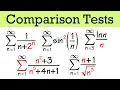 Direct comparison limit comparison tests 8 examples Calculus 2