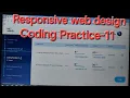 Coding Practice-11 Responsive Web Design CCBP NXTWAVE HTML CSS BOOTSTRAP