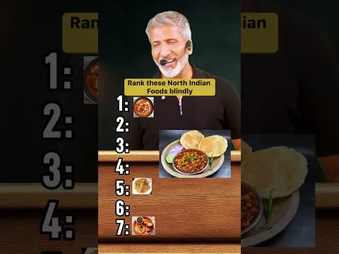 Rank These Indian Foods Blindly 🤔🍛 | #shorts #thisorthat