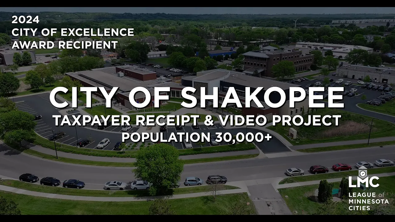 2024 City of Excellence: City of Shakopee's Taxpayer Receipt