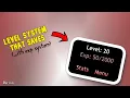 How to make a leveling exp system system that saves in roblox studios Kiriva