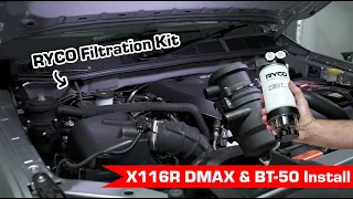 X116R Filtration kit Installation DMAX MU-X and BT-50