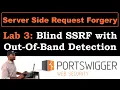 SSRF 3 Blind SSRF with Out-Of-Band Detection