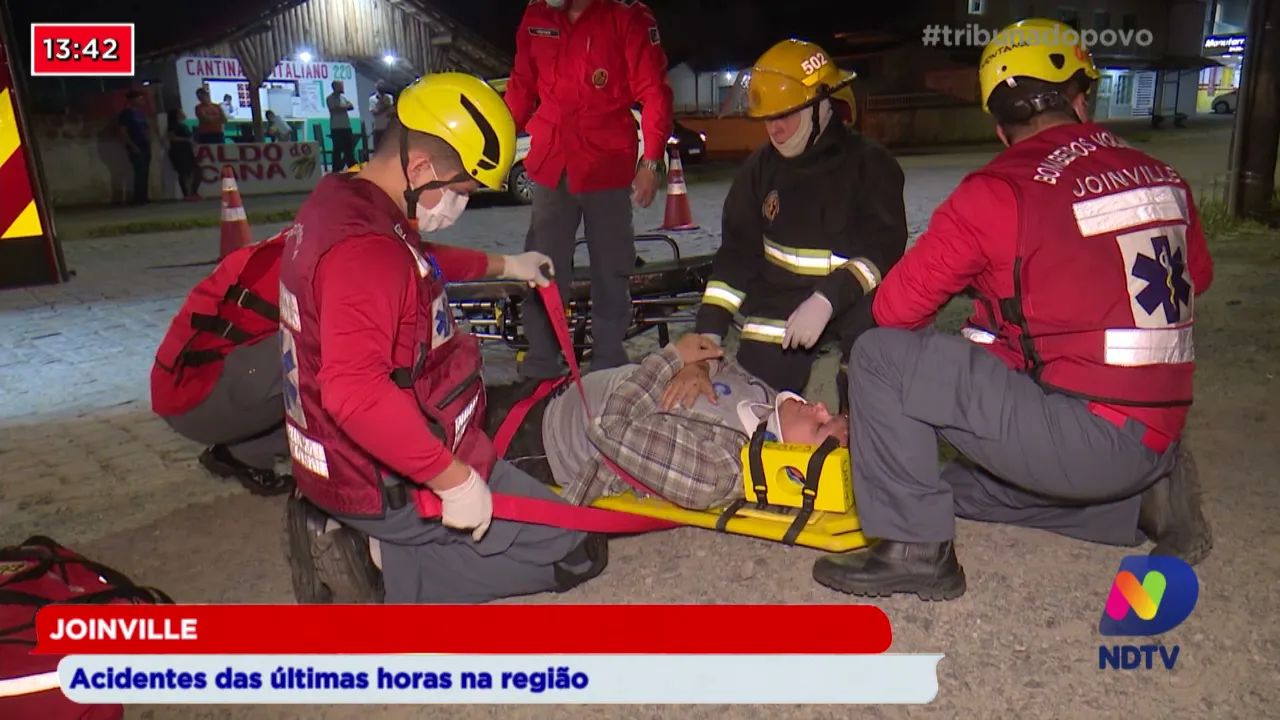 Joinville: Acidentes das últimas horas na região