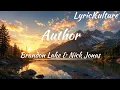Author by Brandon Lake & Nick Jonas (lyrics)