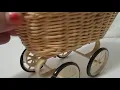 Vintage Enesco Cat in Stroller Music Box