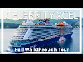 Celebrity Xcel Full Walkthrough Ship Tour Review All Cabins 4k ultra New