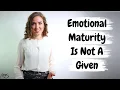 Download Lagu 4 Steps To Handling Relationships With Emotionally Immature People | Emotional Maturity Awareness