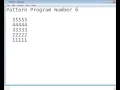Java Programming Tutorial - PatternProgram-6