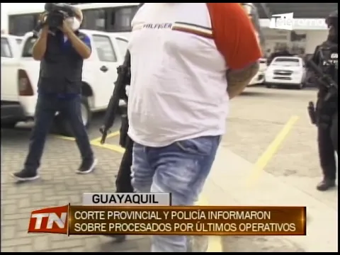Corte provincial y policía informaron sobre procesados por últimos operativos