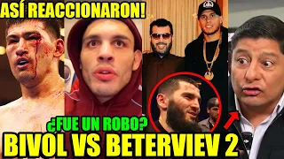 ASÍ REACCIONARON ante la VICTORIA de Dmitry Bivol (¿FUE UN ROBO?)