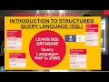 PHP SQL Meaning Learn SQL Database Query Language PHP programming in 2Hrs