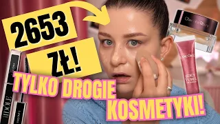 WYDAŁAM 2653 zł na kosmetyki do makijażu! Makijaż TYLKO bardzo drogimi kosmetykami! Dusia