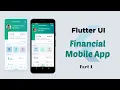 Flutter Financial App UI Speed Code - Part 1