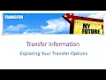 Transfer Information Exploring Your Transfer Options
