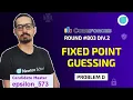 Fixed Point Guessing Codeforces Round 803 Div2 Problem D