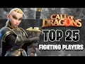 Top 25 PvP-spelers in de game! [November 2025] | Call of Dragons