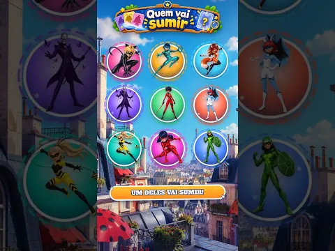 Jogo da Memória em Paris: Quem Vai Sumir em Miraculous? 🐞🗼