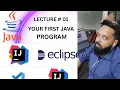 How to write my first java program by using eclipse IDE