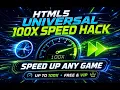 HTML5 Universal Speed Hack