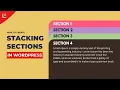 How to Create Stacking Sections in WordPress Block Editor - Step by Step Tutorial GutenbergHub