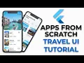 Flutter Travel UI Tutorial Apps From Scratch