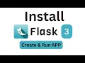 How to install flask 3 on Windows