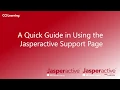 A Quick Guide in Using the Jasperactive Support Page